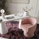TOV Furniture Kristen Pink Rolling Desk Chair-1
