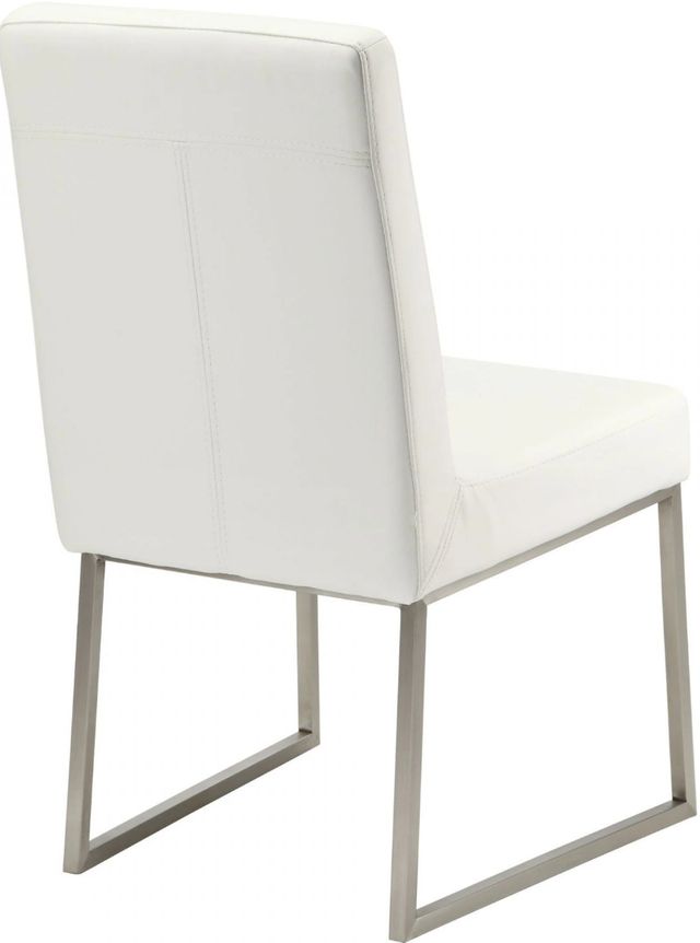 Moe's Home Collection Tyson 2-Piece White Dining Side Chair Set-2