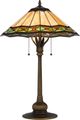 CAL Lighting & Accessories Tiffany Bronze Table Lamp-2