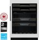 Marathon M4 Series 24” 5.3 Cu. Ft. Black Stainless Steel Built-In Dual Zone Wine Cooler-1