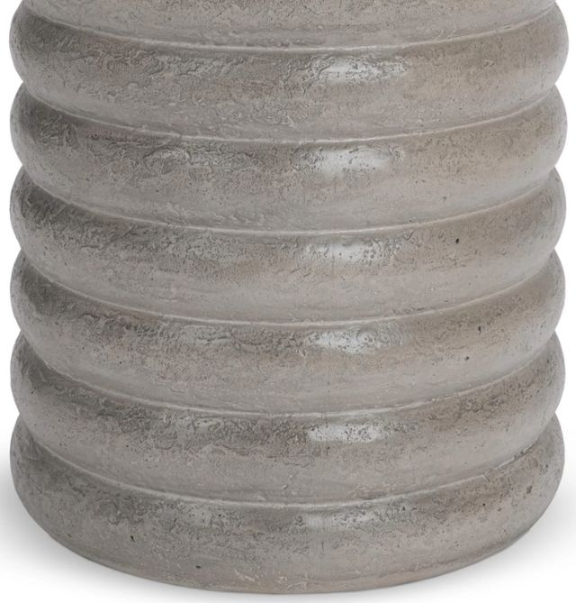 Classic Home Reva Dark Gray Concrete Outdoor End Table-4