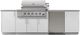 Urban Bonfire® Horizon 42 117" Chantilly Outdoor Kitchen-0
