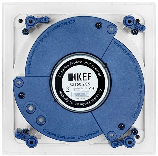 KEF Ci160.2CS 6.5" Square In-Wall Speaker-7