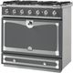 La Cornue CornuFé 90 Albertine 36" Graphite Pro Style Dual Fuel Range-1