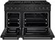 ZLINE Paramount Series 48" Black Stainless Steel Pro Style Dual Fuel Range with 8 Burner DuoPro™ Cooktop and Dual Ovens-1