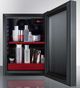 Summit® Black 14" Beautifridge Commercial Cosmetics Refrigerator with Red Lights-3