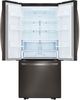 LG 21.8 Cu. Ft Smudge Resistant Black Stainless Steel French Door Refrigerator-1