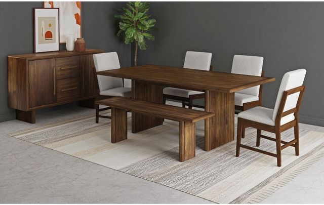 Elements International Brisbane Brown Dining Bench-1