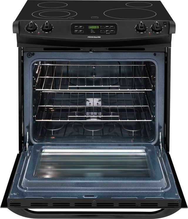 Frigidaire® 30" Slide In Electric Range-Black-1