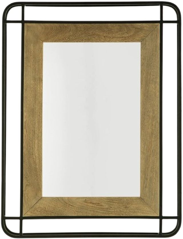 Signature Design by Ashley® Beelman Black/Brown Accent Mirror-0