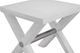 Basset Mirror Nadine Bright White Oak End Table-4