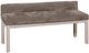 Artisan & Post by Vaughan-Bassett Joinery Brindle Gray/Washed White Oak Upholstered Bench-0