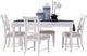 American Woodcrafters 6510 Cottage Traditions 5-Piece Clean White Dining Table Set-0