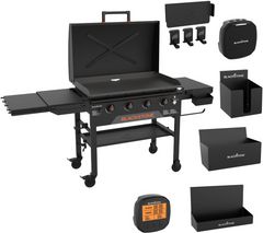 Blackstone® 4-Burner Black Freestanding Liquid Propane Gas Grill 