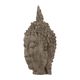 A & B Home Nickel 7" Buddha Head Sculpture-1