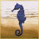 Stylecraft Coastal Blue III Brown/Blue/Gold Wall Art-1