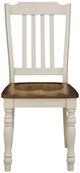 Signature Design by Ashley® Wirloni 5-Piece Antique White/Brown Drop-Leaf Dining Set-4