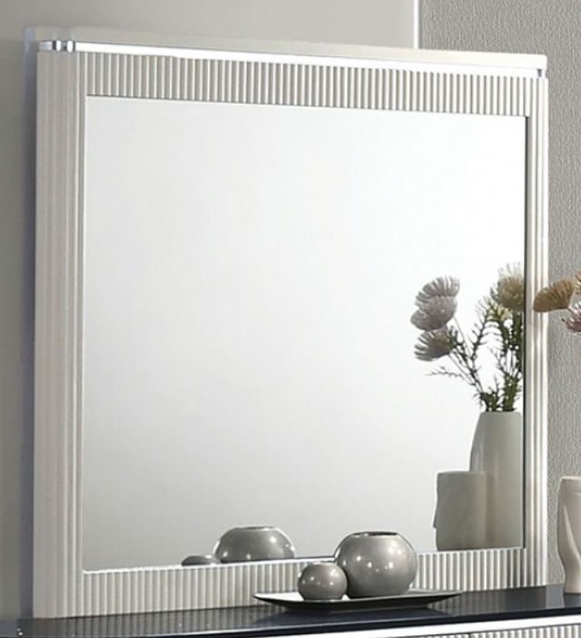 Furniture of America® Aldgate Light Gray Dresser Mirror-0