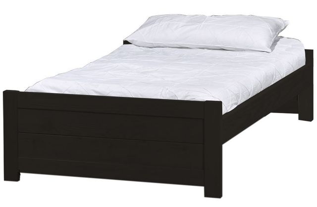Crate Designs™ Furniture WildRoots Espresso 19" Twin Extra-long Youth Panel Bed-0