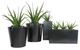 CabanaCoast® Customizable York Aluminum 24" Medium Outdoor Round Planter-2
