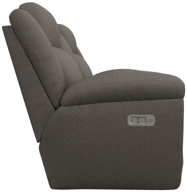 La-Z-Boy® Joel Pewter Power Reclining Loveseat with Console and Headrest-3