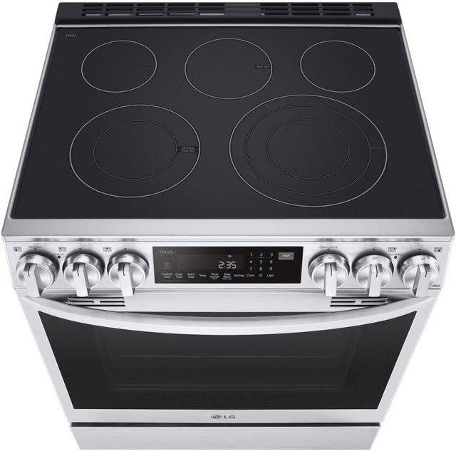 LG 30" PrintProof® Stainless Steel Slide In Electric Range-3