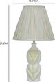 TOV Furniture Edith Cream/Ivory 22" Table Lamp-2