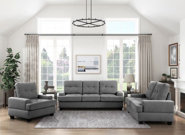 Homelegance® Dunstan Dark Gray Chair-1