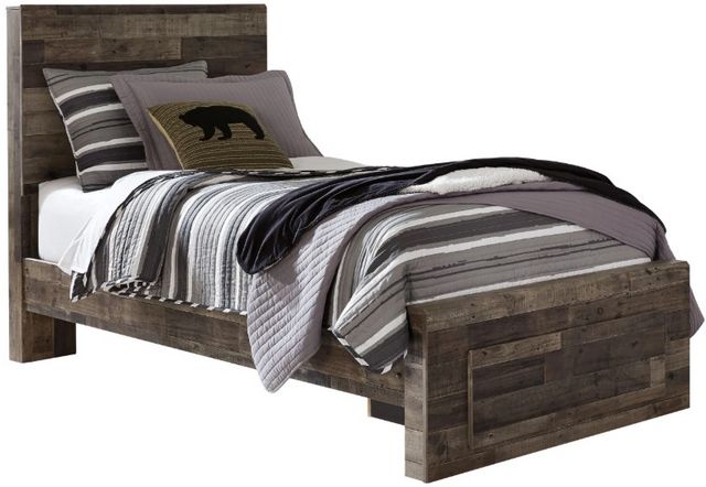 Benchcraft® Derekson Multi Gray Twin Panel Headboard-1