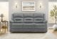 Monarch Specialties Inc. Blue Power Reclining Sofa with USB Ports-1