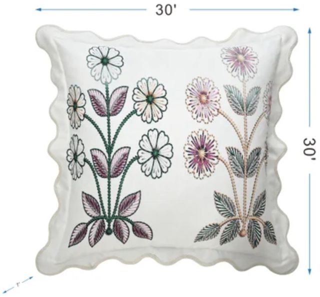 Stylecraft Tamara Day White 30" Designer Pillow-2