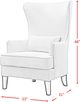 Elements International Kori Heirloom Chocolate Accent Chair-1