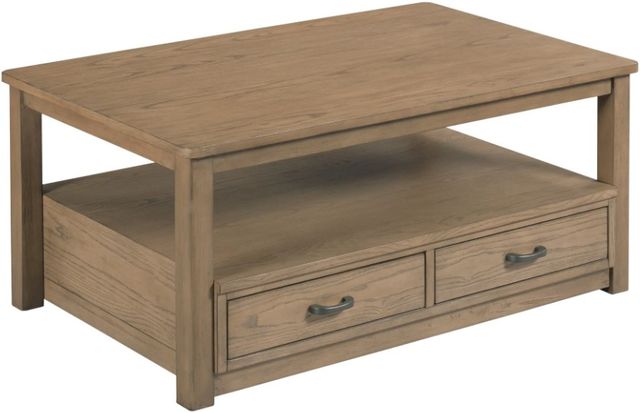 Hammary® Costa Way Hamilton Taupe Rectangular Coffee Table-0