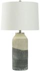 StyleCraft Tabby Sage/White Table Lamp-0