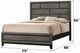 ACME Furniture Valdemar Weathered Gray Queen Panel Bed-2
