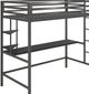 Novogratz Maxwell Gray Twin Loft Bed with Desk-4