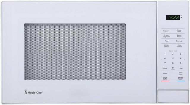 Magic Chef® 1.1 Cu. Ft. White Countertop Microwave