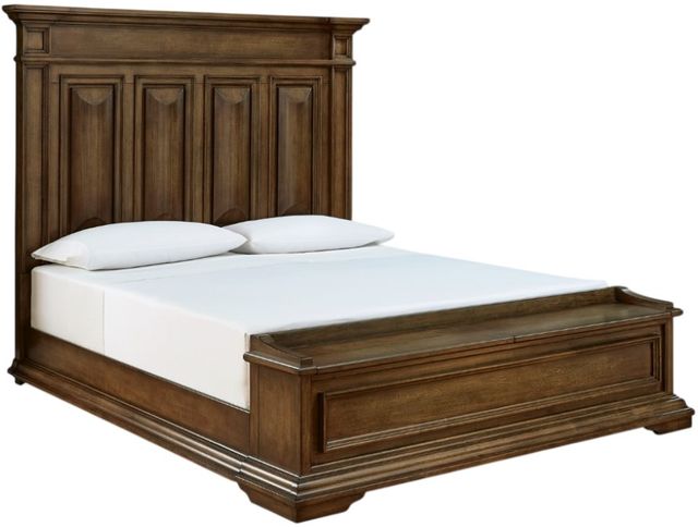 Signature Design by Ashley® Frantanna Brown Queen Panel Storage Bed-0