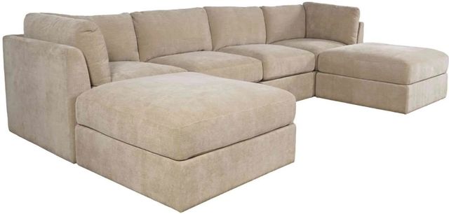 Jofran Inc. Sidney Sandstone Ottoman-2