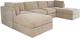 Jofran Inc. Sidney Sandstone Ottoman-2