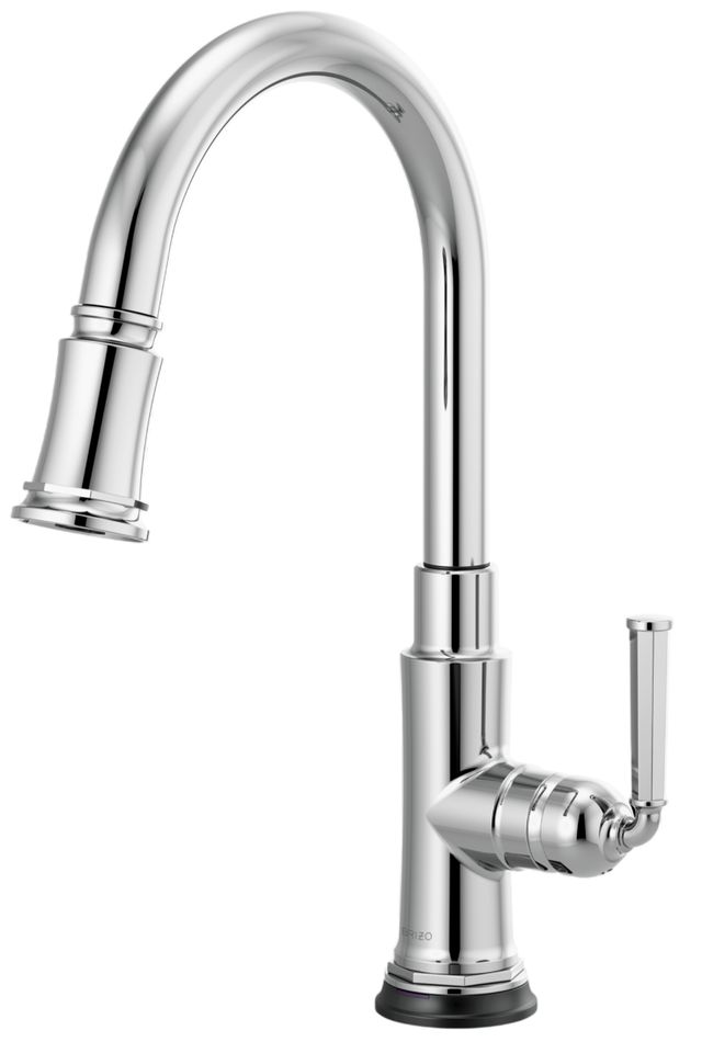 Brizo Rook® Polished Chrome SmartTouch® Pull-Down Kitchen Faucet-0