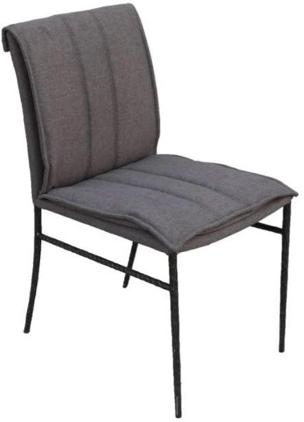 Nest Home Collections Felix Black/Stone Dining Side Chair-0