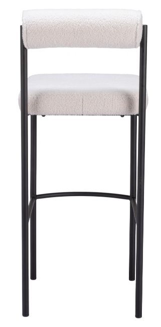 Zuo® Modern Livorno Ivory Barstool-3