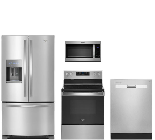 Whirlpool 4-Piece Stainless Steel Kitchen-0