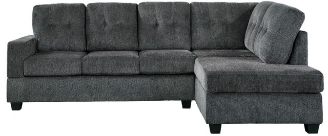 Signature Design by Ashley® Kitler 2-Piece Smoke Right-Arm Facing Sofa Sectional and Chaise-1