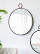 A & B Home Black Stopwatch Wall Mirror-5