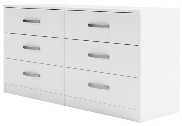 Signature Design by Ashley® Flannia White Dresser-3