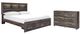 Signature Design by Ashley® Drystan 2-Piece Brown Rustic King Storage Bed Set-0