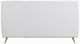 ACME Furniture Doris Vintage White Eastern King Panel Leather Bed-2