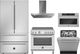 Bertazzoni 5 Piece Stainless Steel Kitchen Package-0